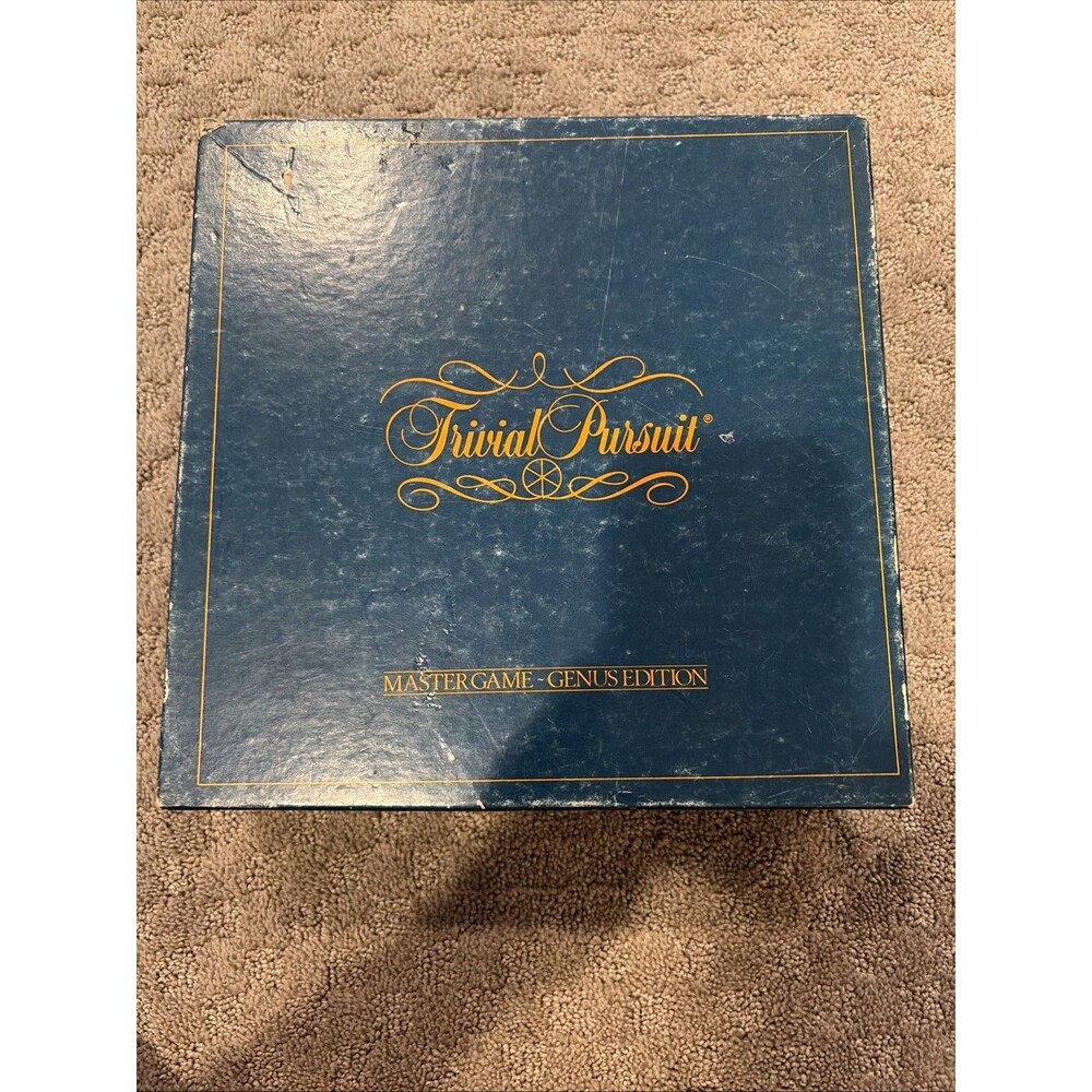 Trivial Pursuit Master Game Genus Edition No. 7 Vintage 1981 - Complete Game
